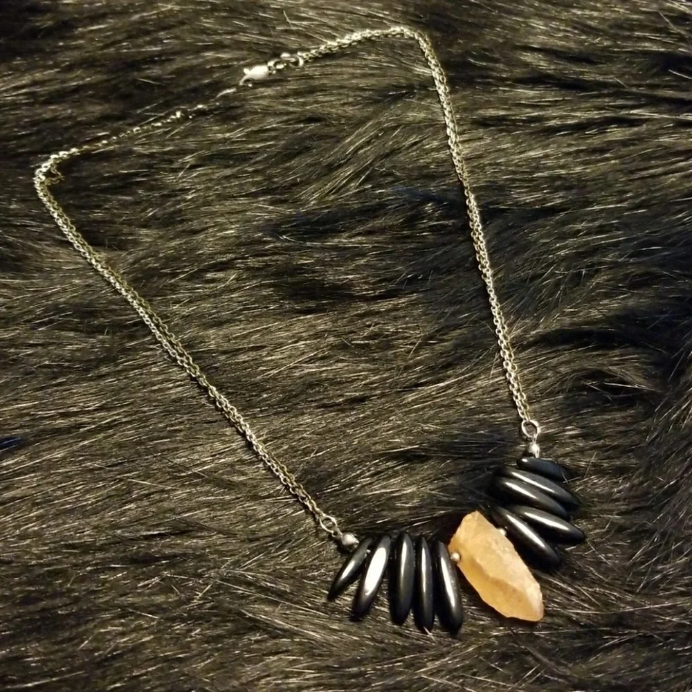 EYE CANDY L.A. // edgy boho chic crystal necklace - Picture 4 of 8